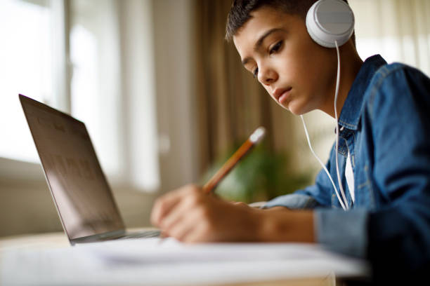 Introverted student learning with best online tuition in Kerala